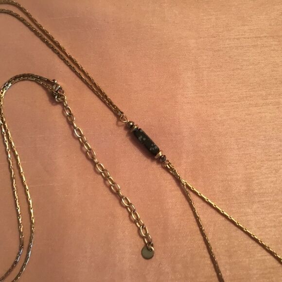 Goldtone Long Link Necklace - Picture 5 of 5